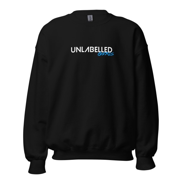 Unlabelled Girls - Black Unisex Sweatshirt image